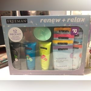 Freeman Renew & Relax Face Mask Kit (12 piece kit)